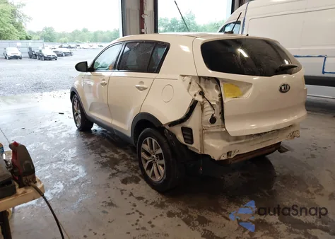 2016 Kia Sportage Lx from USA, damaged, VIN KNDPBCAC2G7862172